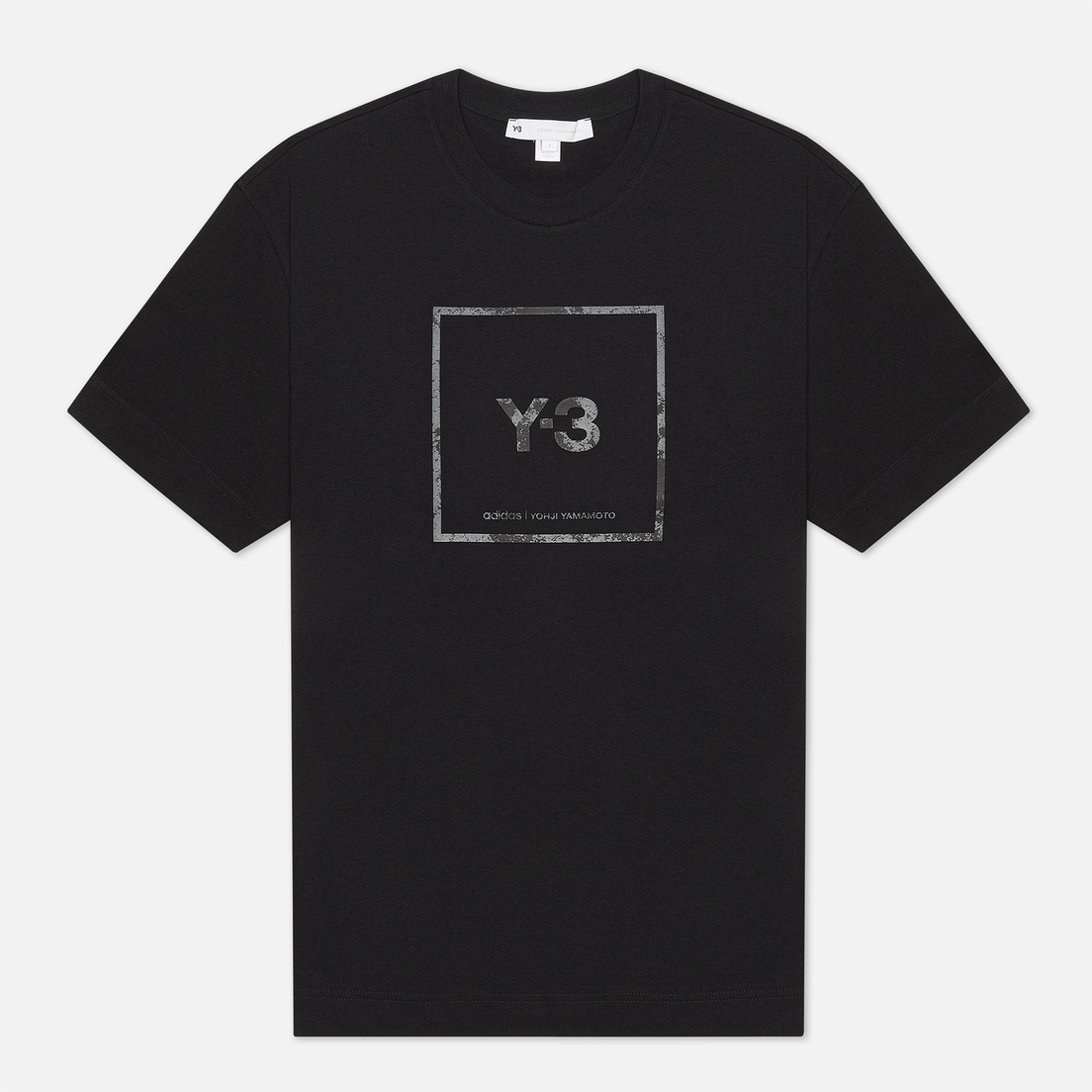 Y-3 Мужская футболка Square Label Graphic