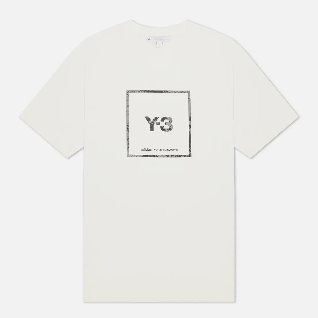Y-3 Мужская футболка Square Label Graphic