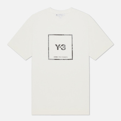 Мужская футболка Y-3 Square Label Graphic Core White