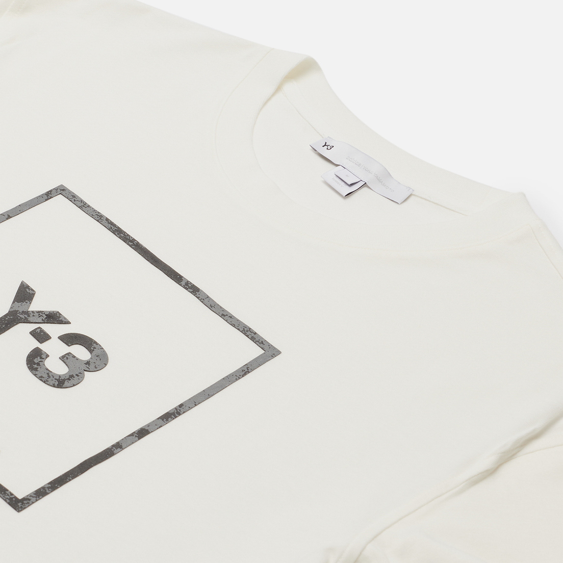 Y-3 Мужская футболка Square Label Graphic