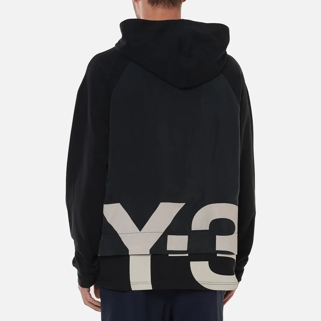 Y-3 Мужская толстовка Chapter 3 Raw Terry Graphic Logo Hoodie