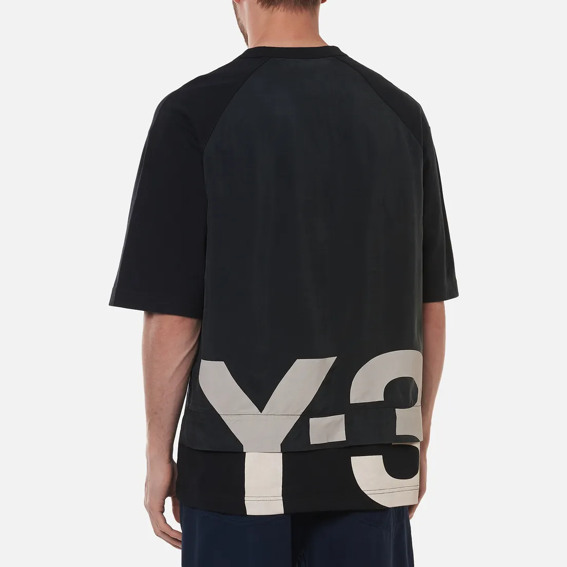 Y-3 Мужская футболка Chapter 3 Raw Jersey Graphic Logo