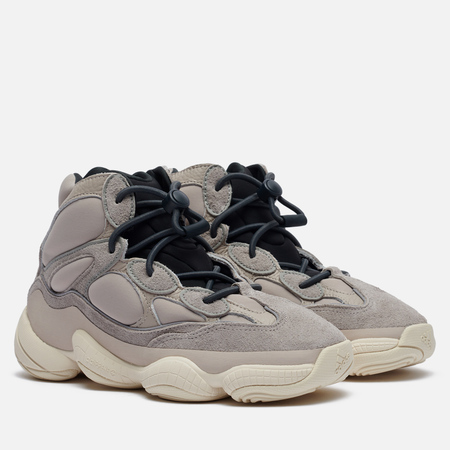 фото Кроссовки adidas originals yeezy 500 high, цвет серый, размер 36 eu