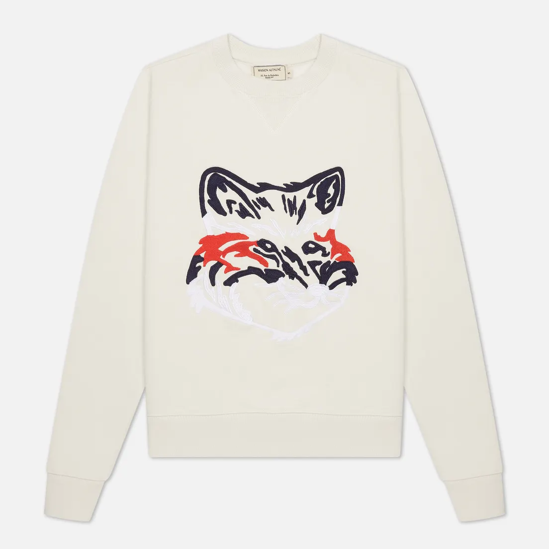 Maison Kitsune Женская толстовка Big Fox Embroidery Regular