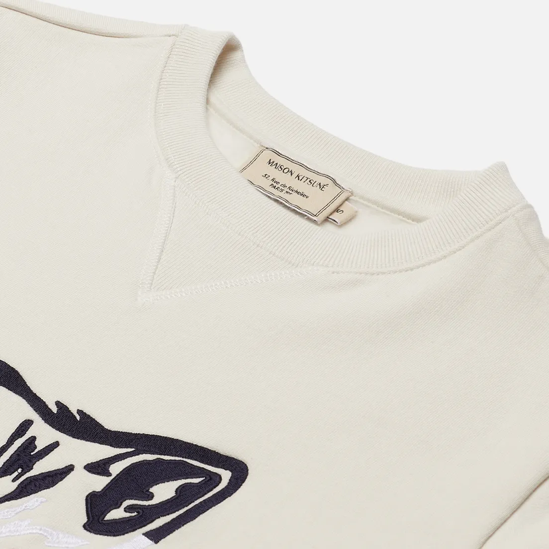 Maison Kitsune Женская толстовка Big Fox Embroidery Regular
