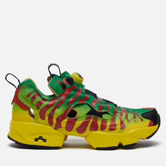 Кроссовки Reebok x Jurassic Park Instapump Fury Green/Yellow/Red/Black