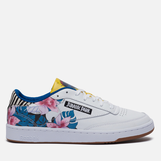 Кроссовки Reebok x Jurassic Park Club C 85 White/Blayel/Black