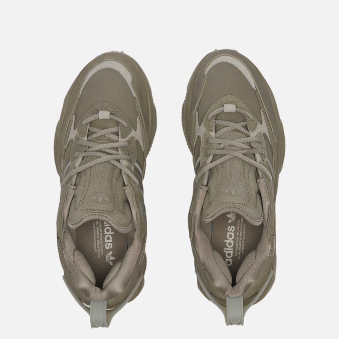 Мужские кроссовки adidas Originals, цвет оливковый, размер 42 GW3961 Ozweego Meta - фото 2