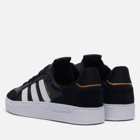 Мужские кроссовки adidas Skateboarding Tyshawn Low Core Black/Cloud White/Gold Metallic