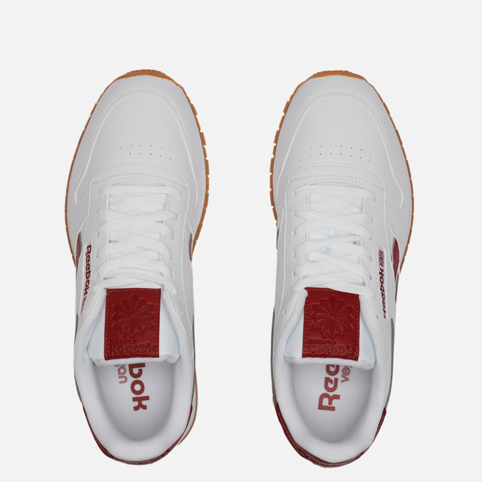 Мужские кроссовки Reebok, цвет белый, размер 44.5 GW9963 Classic Leather Vegan - фото 2