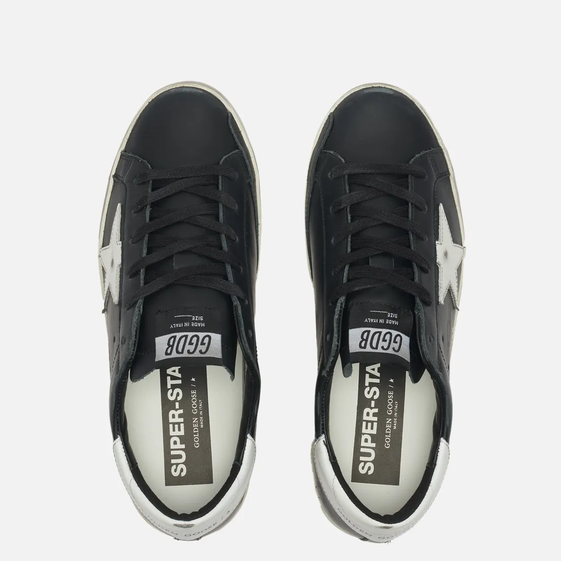 Golden Goose Женские кроссовки Super-Star Leather/Shiny Leather Star