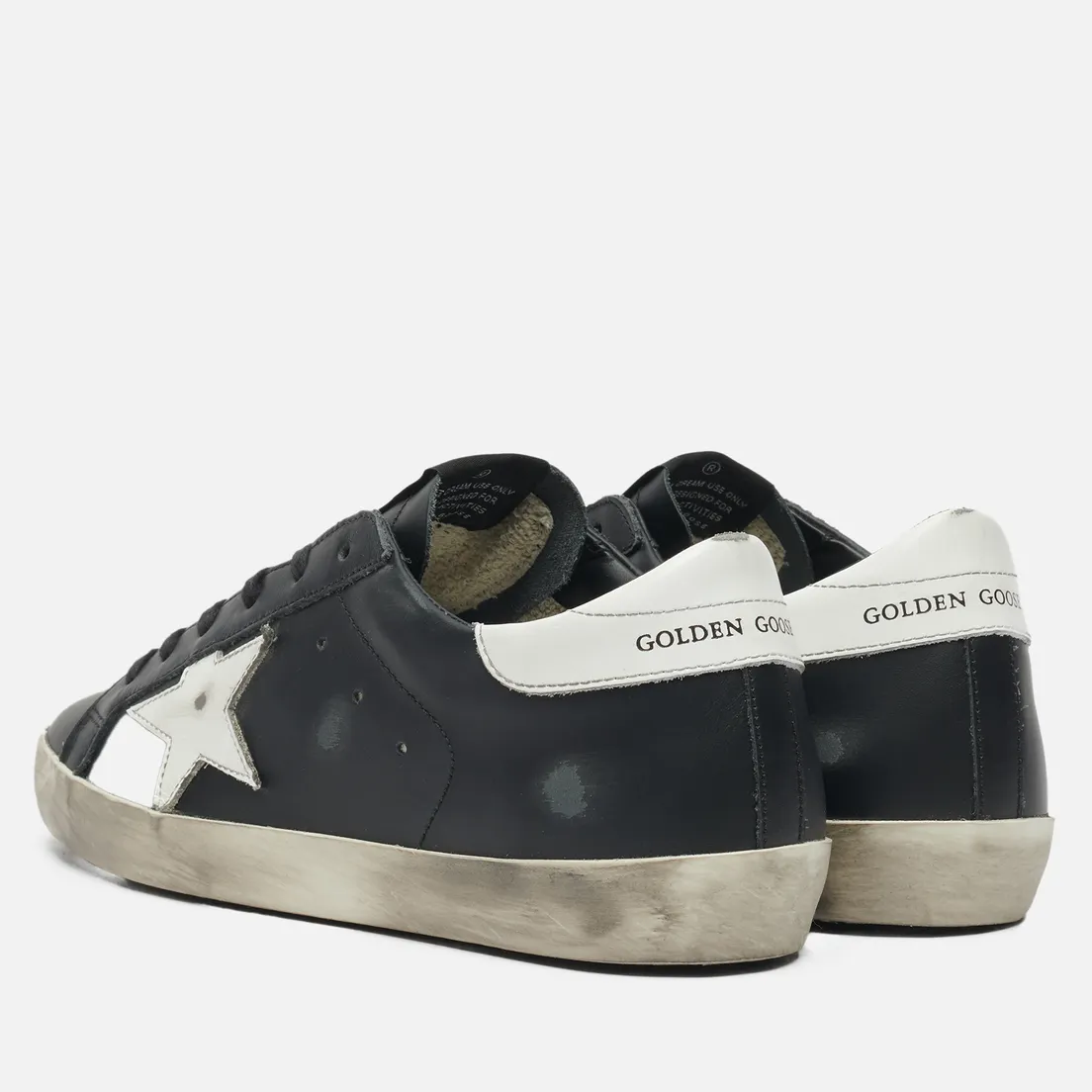 Golden Goose Женские кроссовки Super-Star Leather/Shiny Leather Star