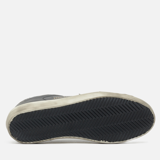 Женские кроссовки Golden Goose Super-Star Leather/Shiny Leather Star Black/White