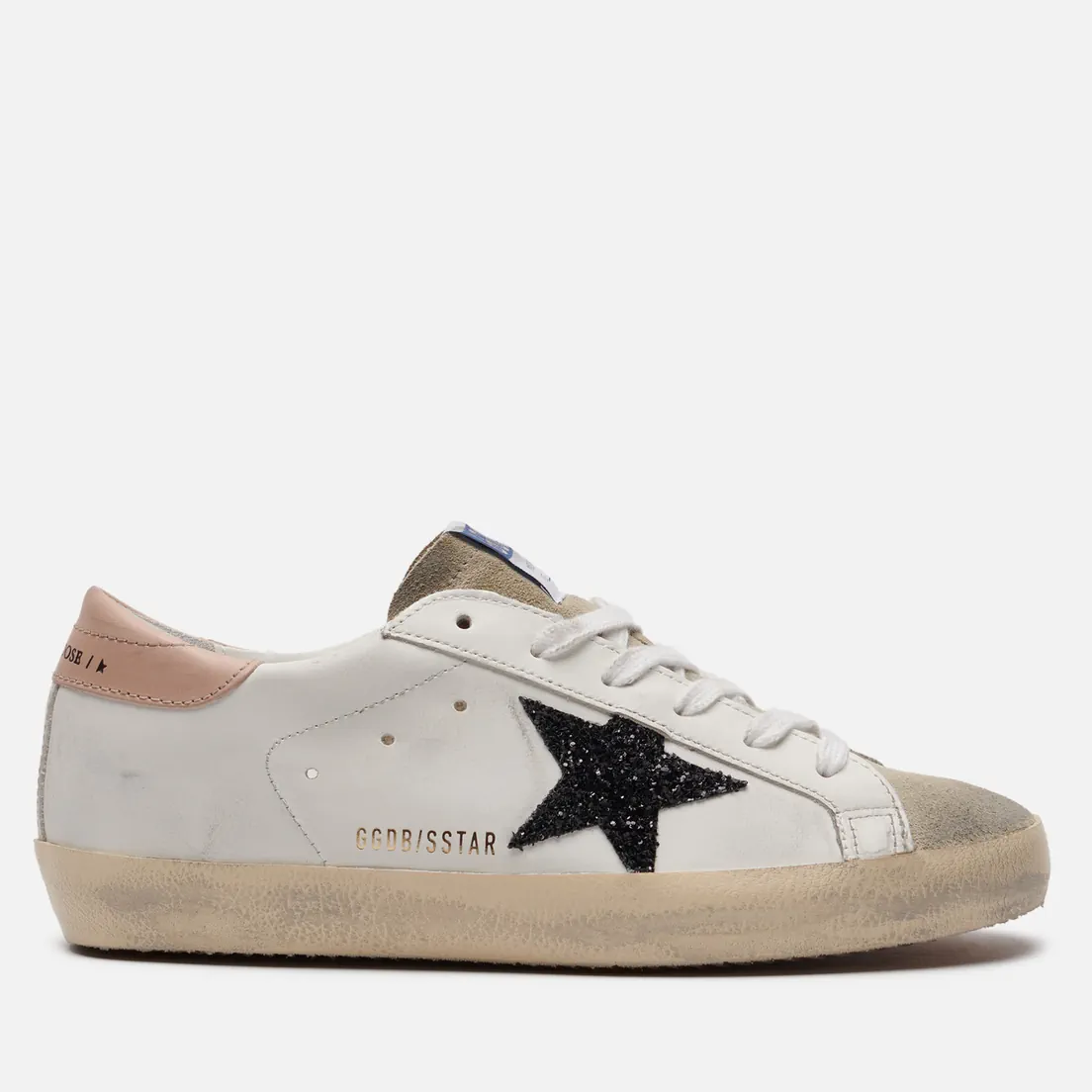 Golden Goose Женские кроссовки Super-Star Glitter Star