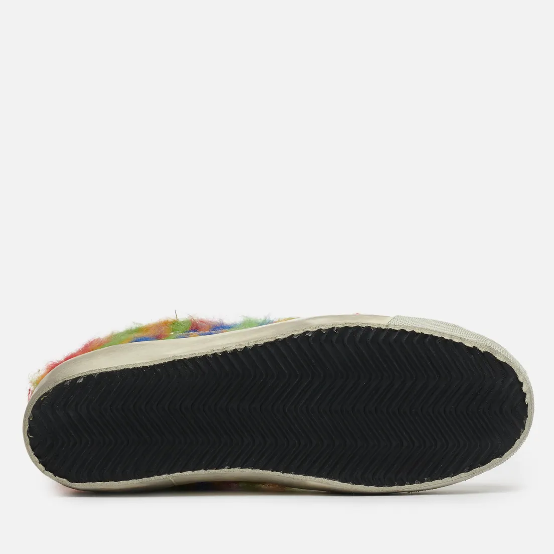 Golden Goose Женские кроссовки Super-Star Tie & Die Wool/Leather Star