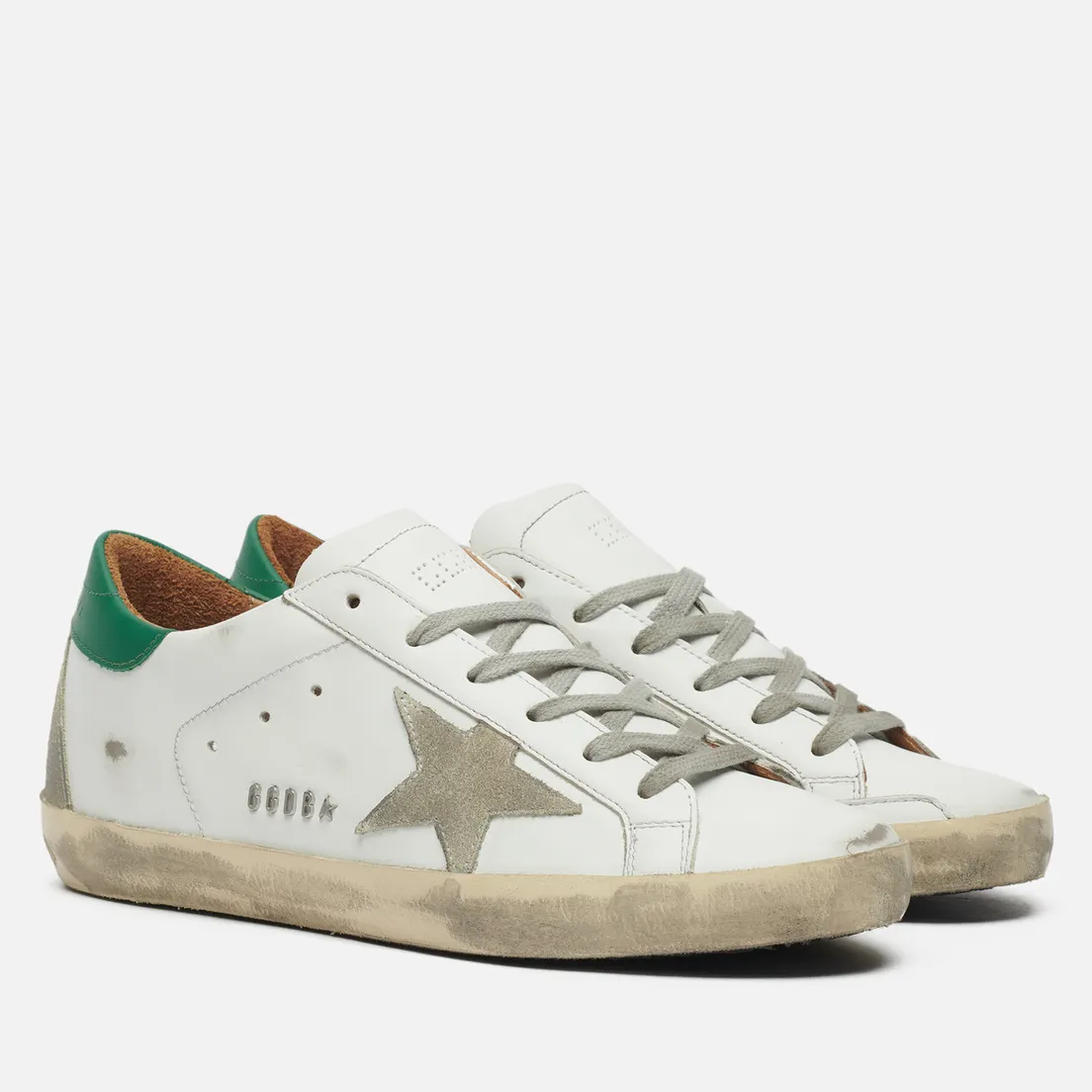 Golden Goose Женские кроссовки Super-Star Leather/Suede Star