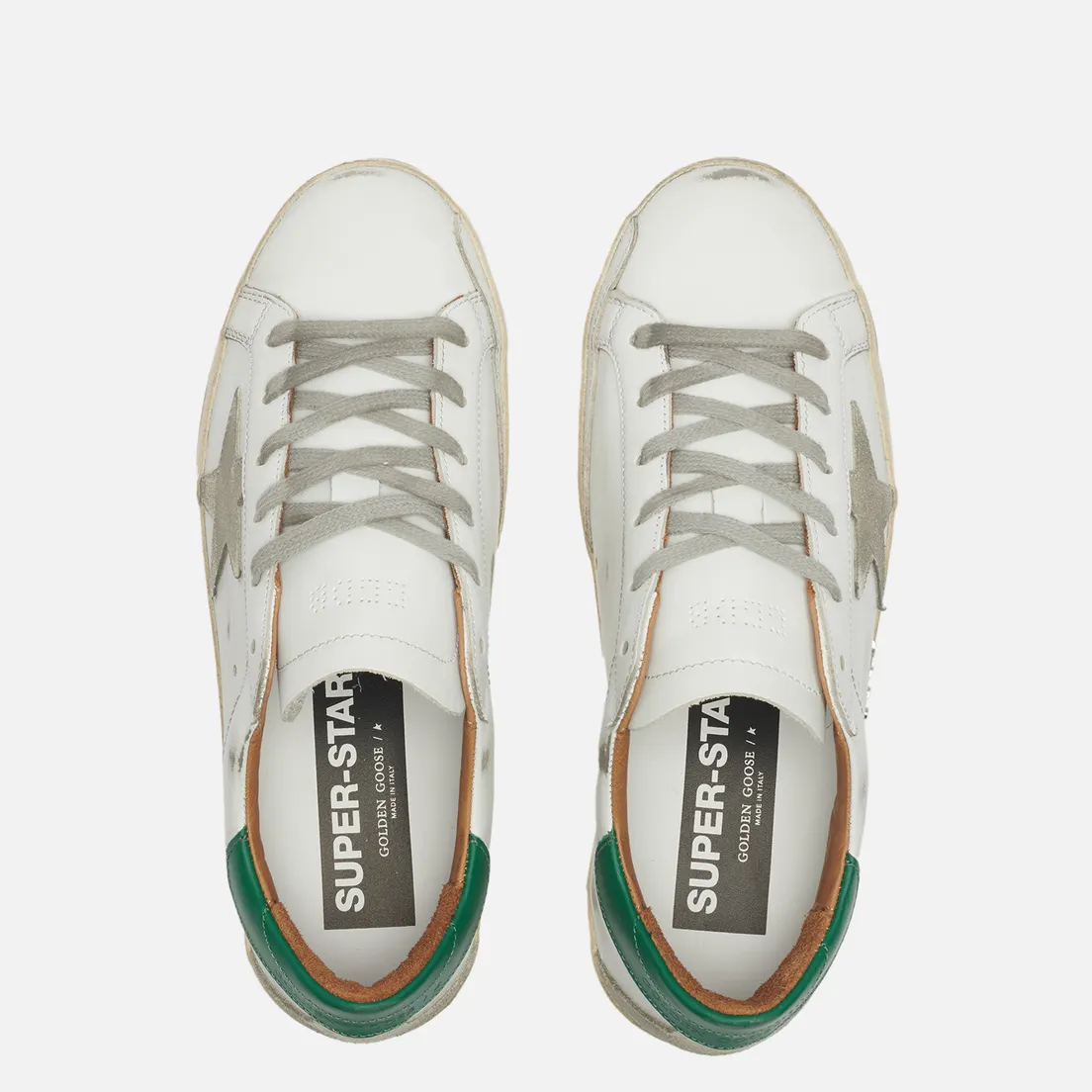 Golden Goose Женские кроссовки Super-Star Leather/Suede Star