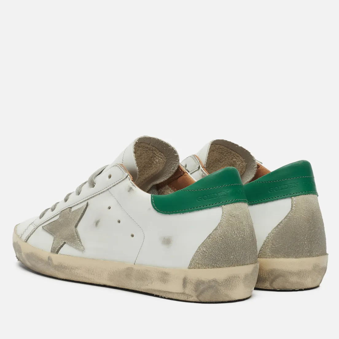 Golden Goose Женские кроссовки Super-Star Leather/Suede Star