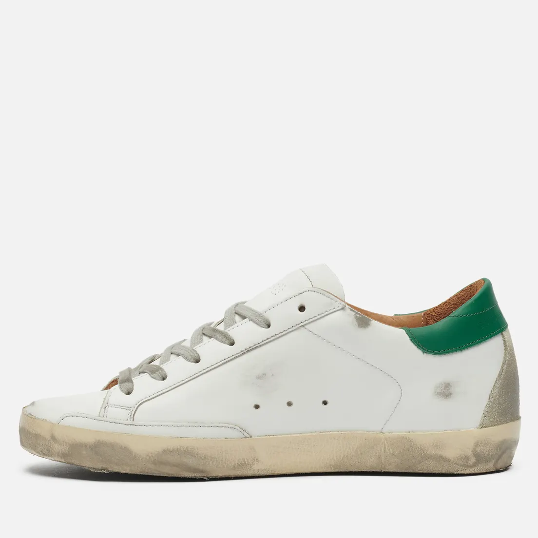 Golden Goose Женские кроссовки Super-Star Leather/Suede Star