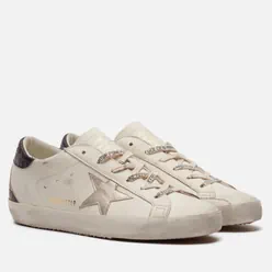 Golden Goose Женские кроссовки Super-Star Laminated Leather Star