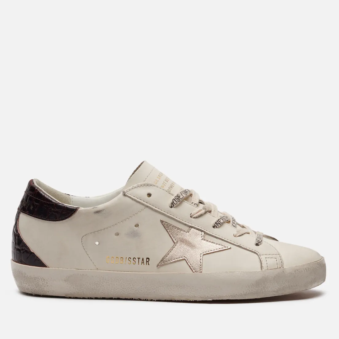 Golden Goose Женские кроссовки Super-Star Laminated Leather Star