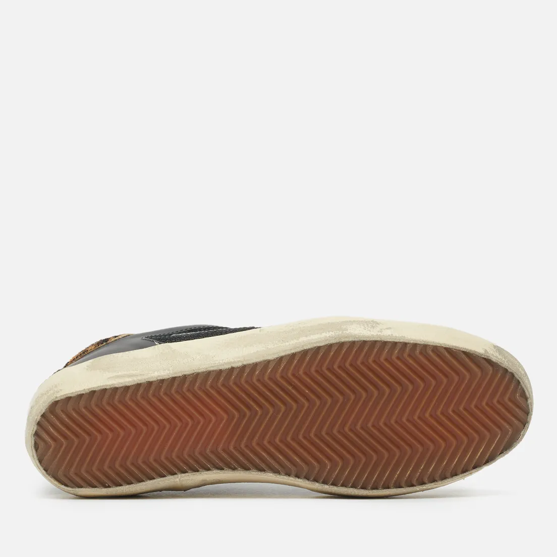 Golden Goose Женские кроссовки Super-Star Leather/Spur 3D Star