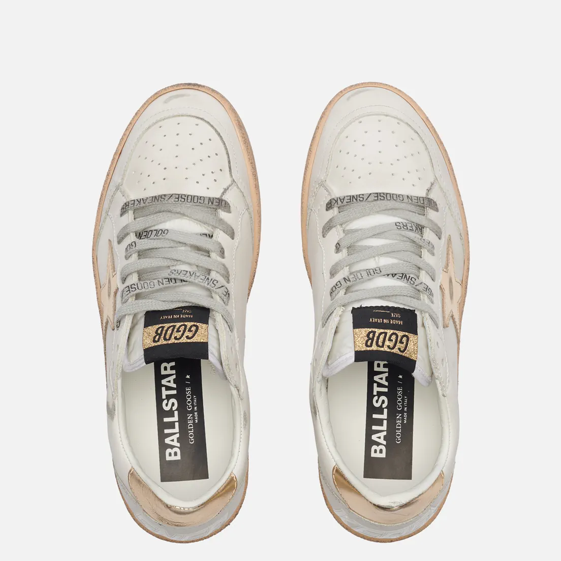Golden Goose Женские кроссовки Ball Star Laminated Star
