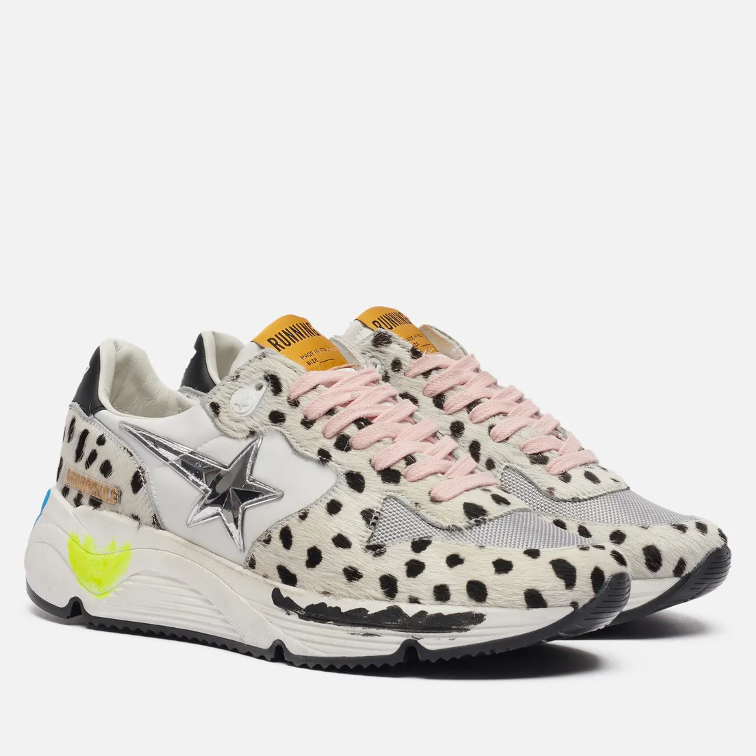Golden Goose Женские кроссовки Running Sole Nylon/Net Toe Box 3D Star