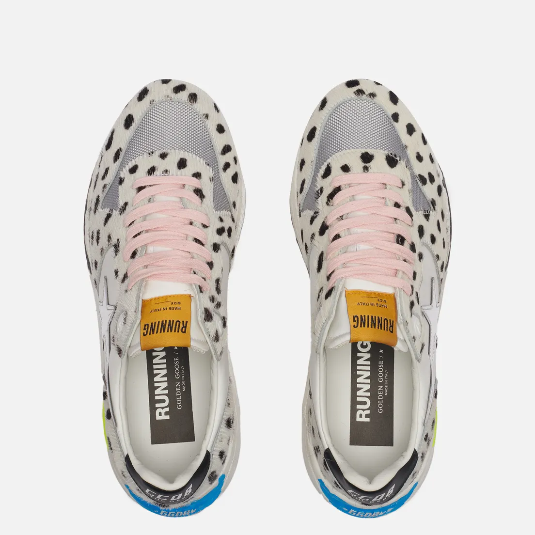 Golden Goose Женские кроссовки Running Sole Nylon/Net Toe Box 3D Star
