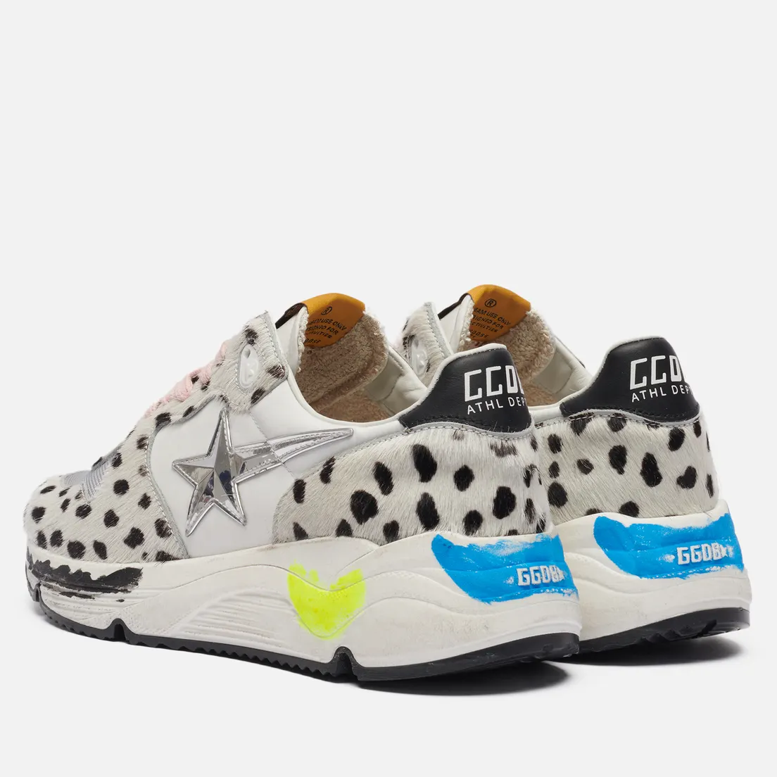 Golden Goose Женские кроссовки Running Sole Nylon/Net Toe Box 3D Star