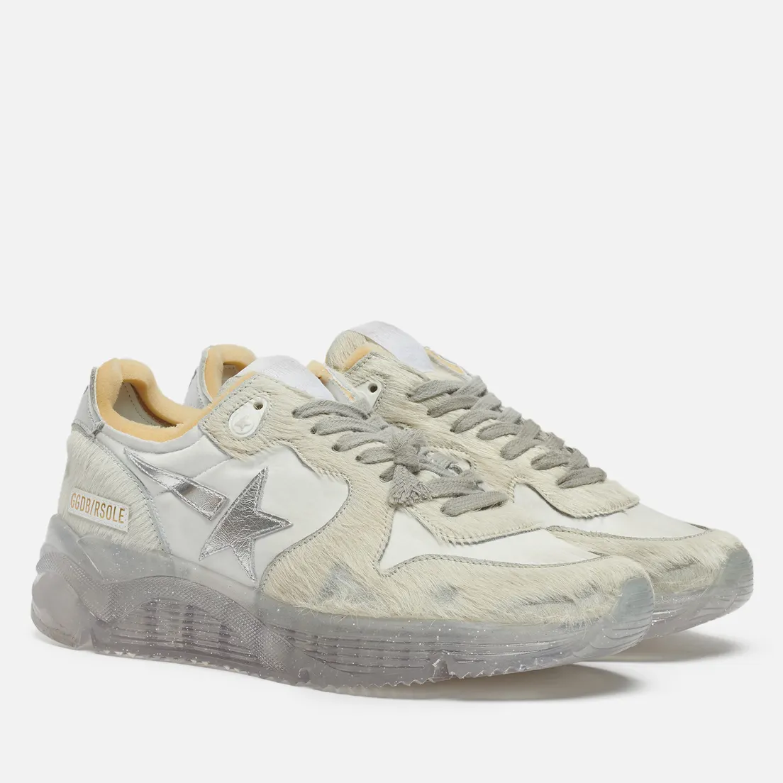 Golden Goose Женские кроссовки Running Sole Nylon/Laminated Star