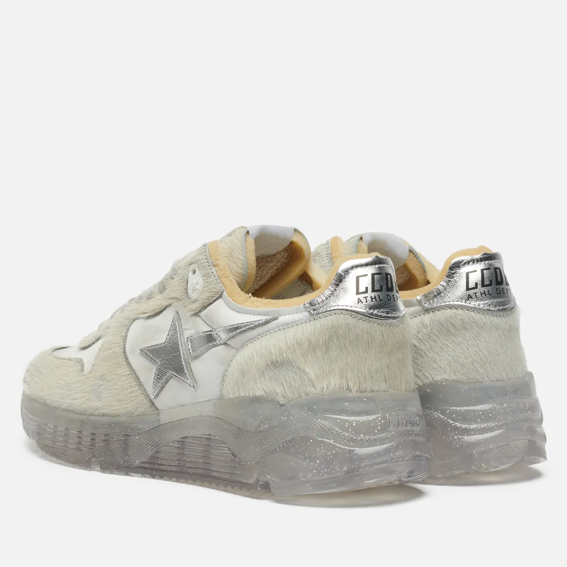 Golden Goose Женские кроссовки Running Sole Nylon/Laminated Star
