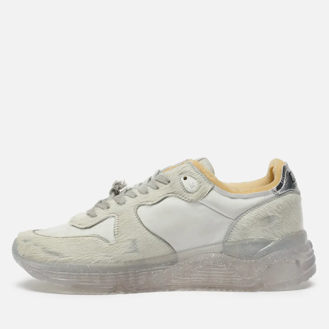 Golden Goose Женские кроссовки Running Sole Nylon/Laminated Star