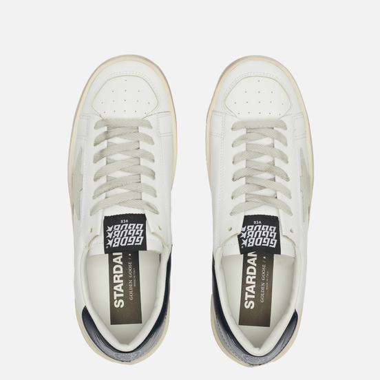 Женские кроссовки Golden Goose Stardan Leather/Suede Star White/Ice/Black