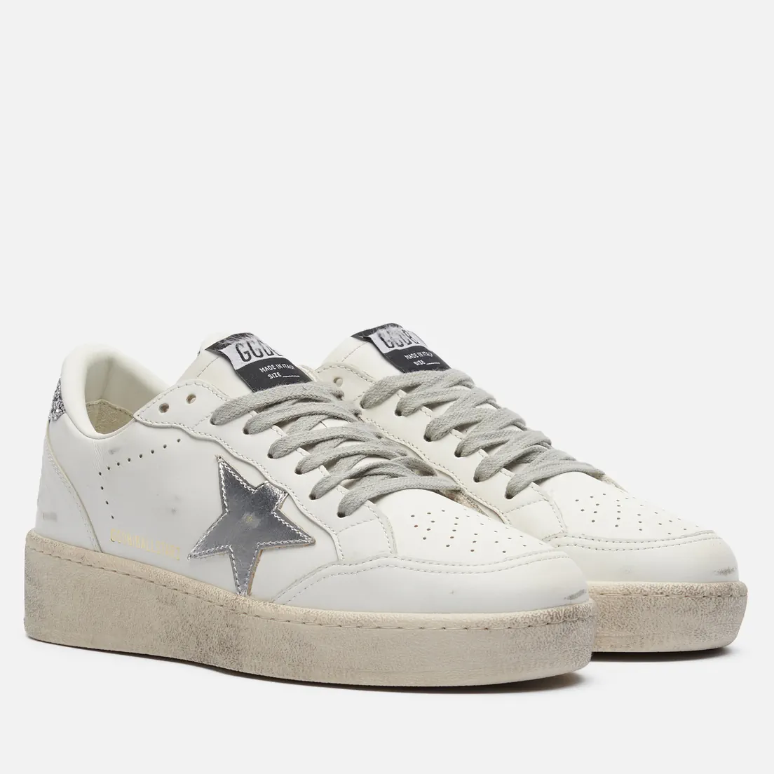 Golden Goose Женские кроссовки Ball Star 2 Laminated Star