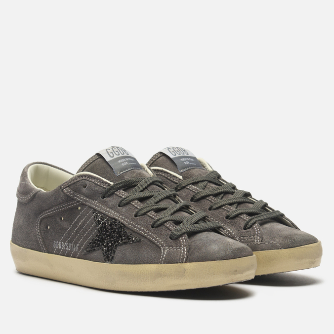 Женские кроссовки Golden Goose Super-Star Glitter Star