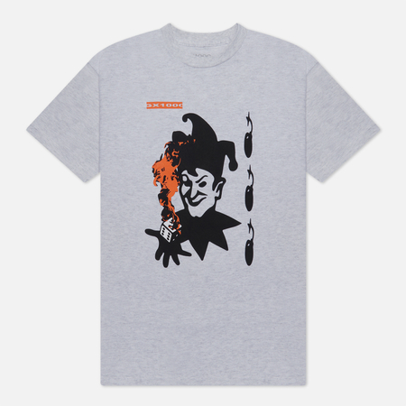 фото Мужская футболка gx1000 jester, цвет серый, размер s