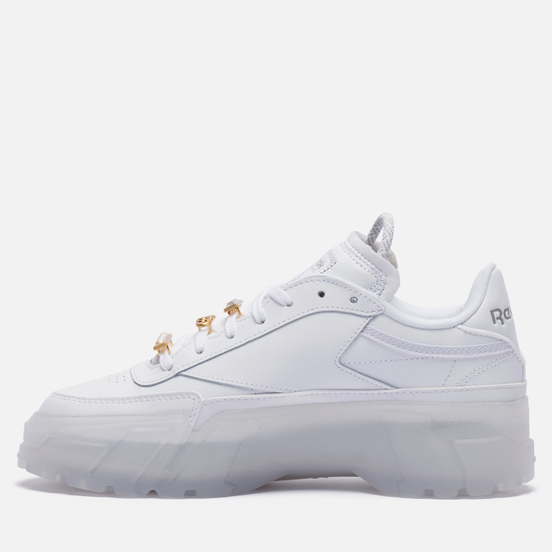 Женские кроссовки Reebok x Cardi B Club C White/White/White