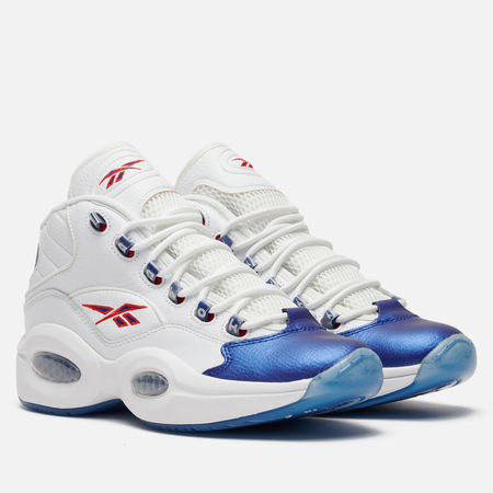 фото Мужские кроссовки reebok question mid, цвет белый, размер 43 eu