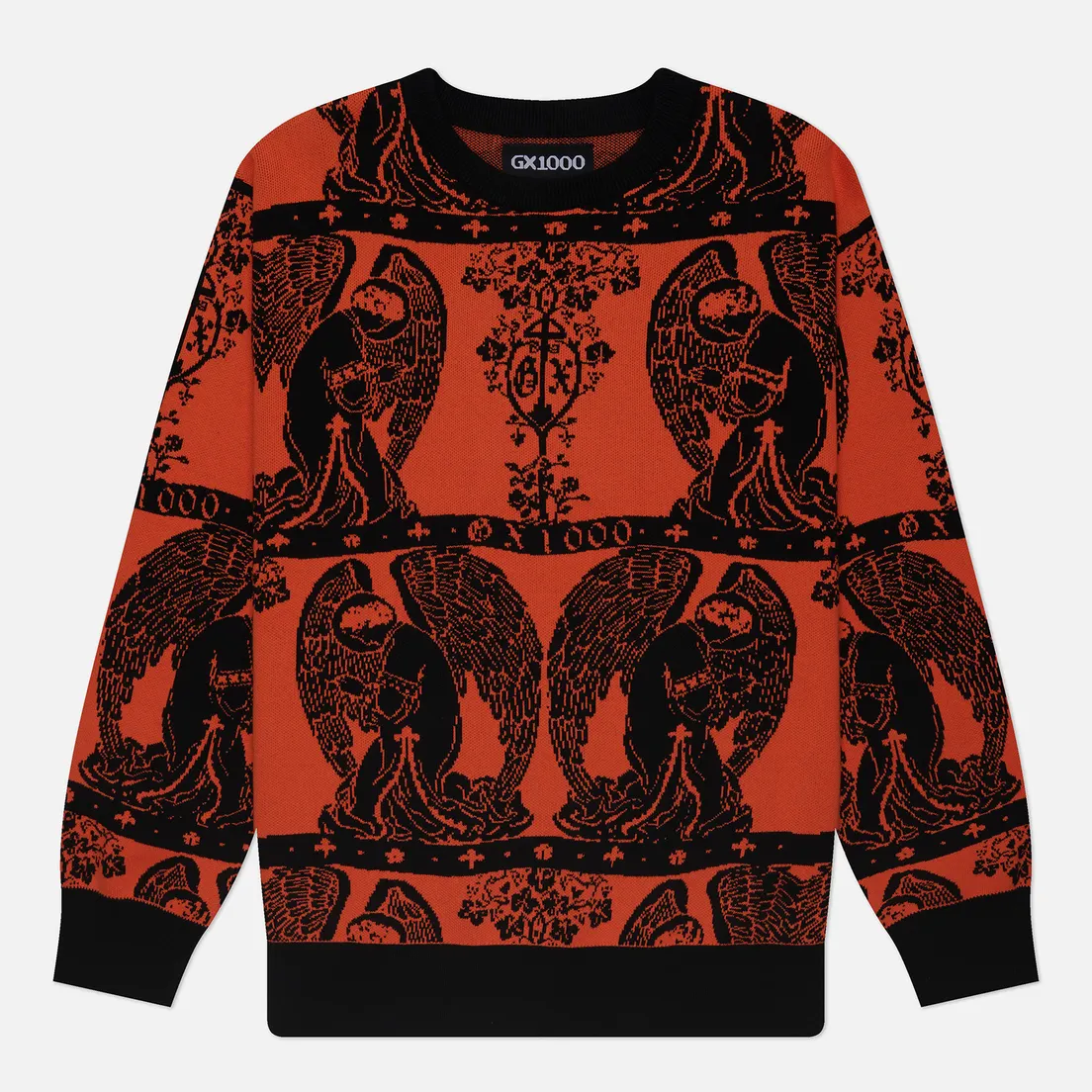 GX1000 Мужской свитер Jacquard Crew Neck
