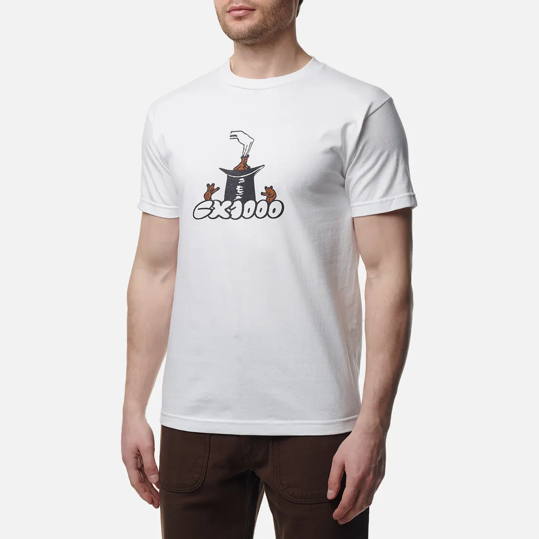 GX1000 Мужская футболка Bear In Hat