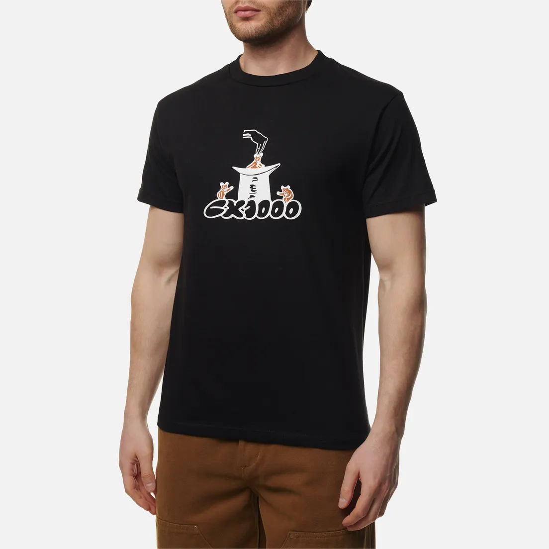 GX1000 Мужская футболка Bear In Hat