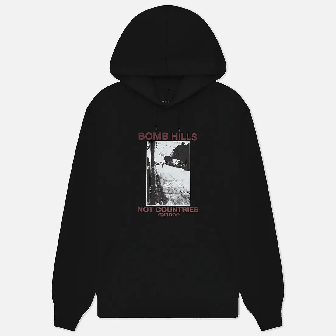 GX1000 Мужская толстовка Bomb Hills Not Countries Hoodie