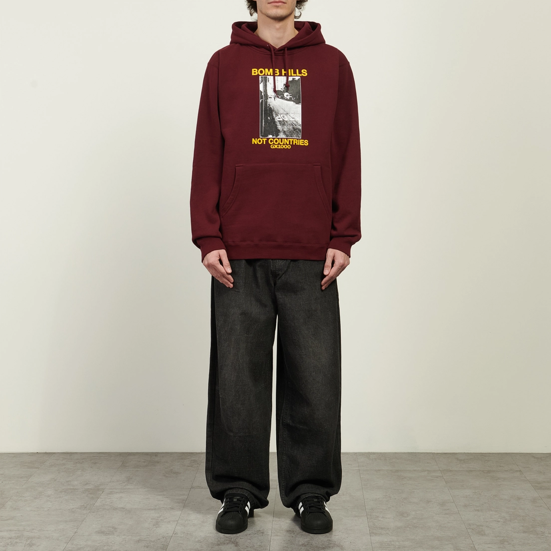 GX1000 Мужская толстовка Bomb Hills Not Countries Hoodie