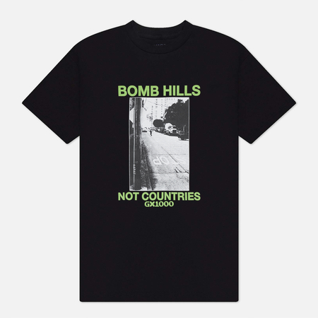 Мужская футболка GX1000 Bomb Hills Not Countries, цвет чёрный, размер XXL