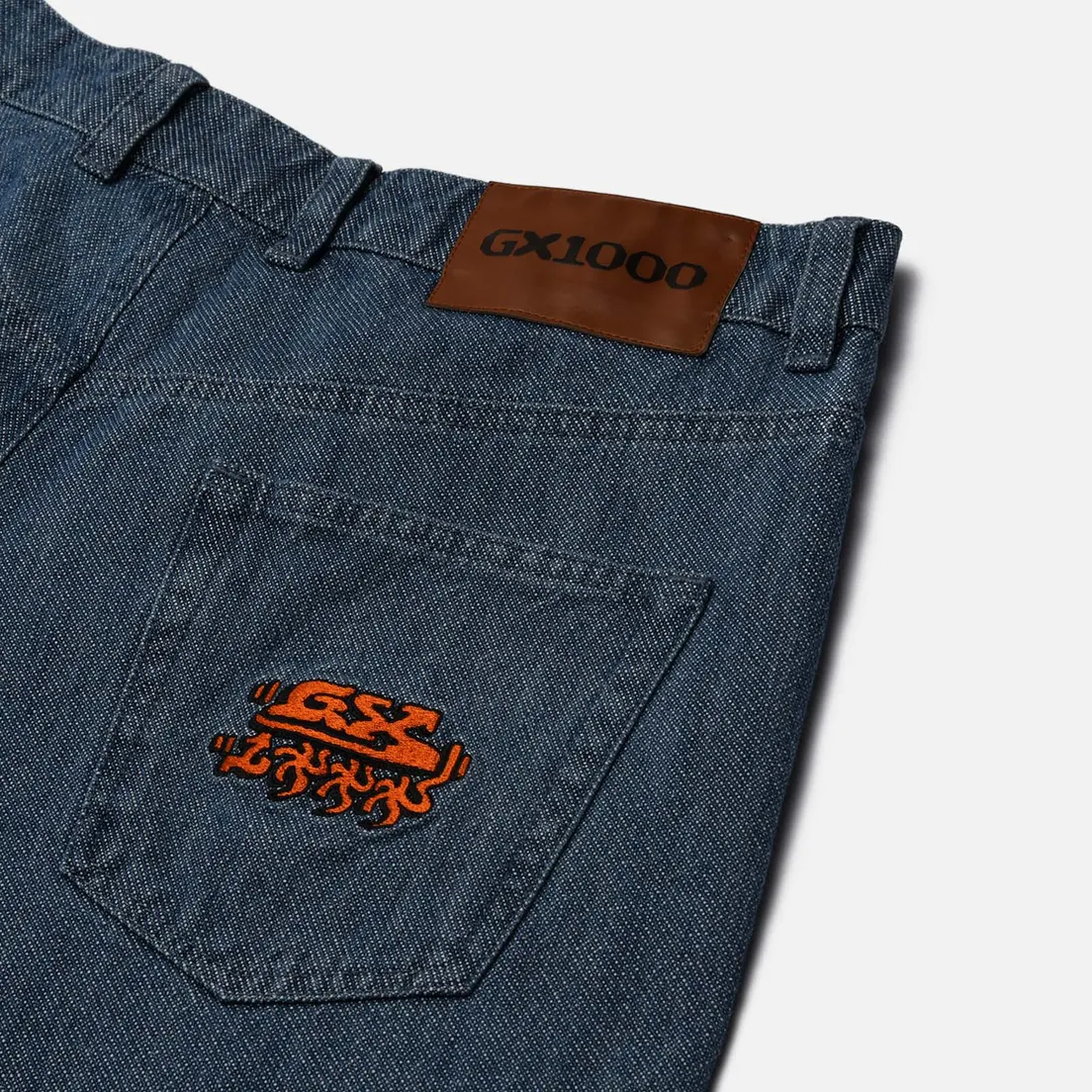 GX1000 Мужские джинсы Baggy Heavyweight Denim
