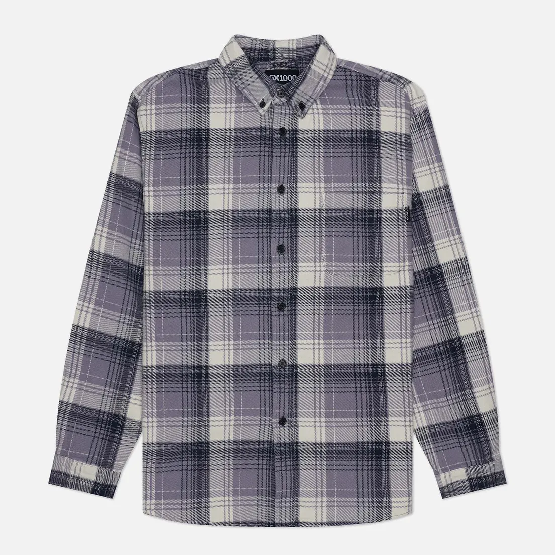 GX1000 Мужская рубашка Flannel Button Down