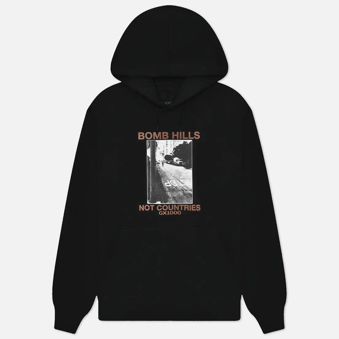 GX1000 Мужская толстовка Bomb Hills Not Countries Sk8 Fit Hoodie