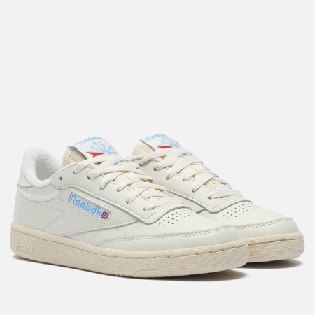 фото Женские кроссовки reebok club c 85 vintage, цвет бежевый, размер 35.5 eu