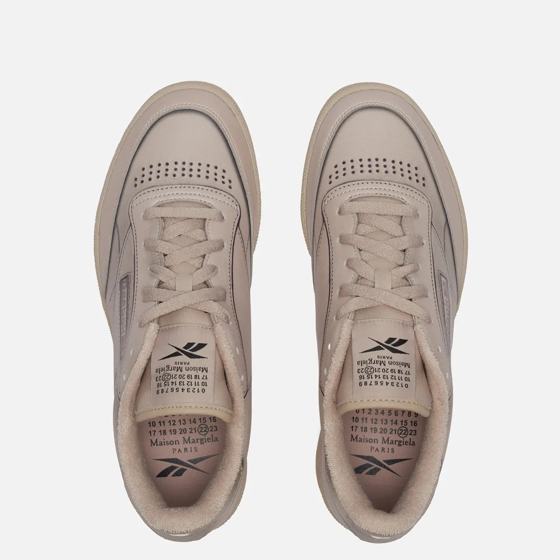 Reebok Мужские кроссовки x Maison Margiela Project 0 Classic Club Tromp Leoil